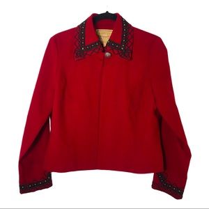 Double D Ranch Wear Red Western Jacket/Coat